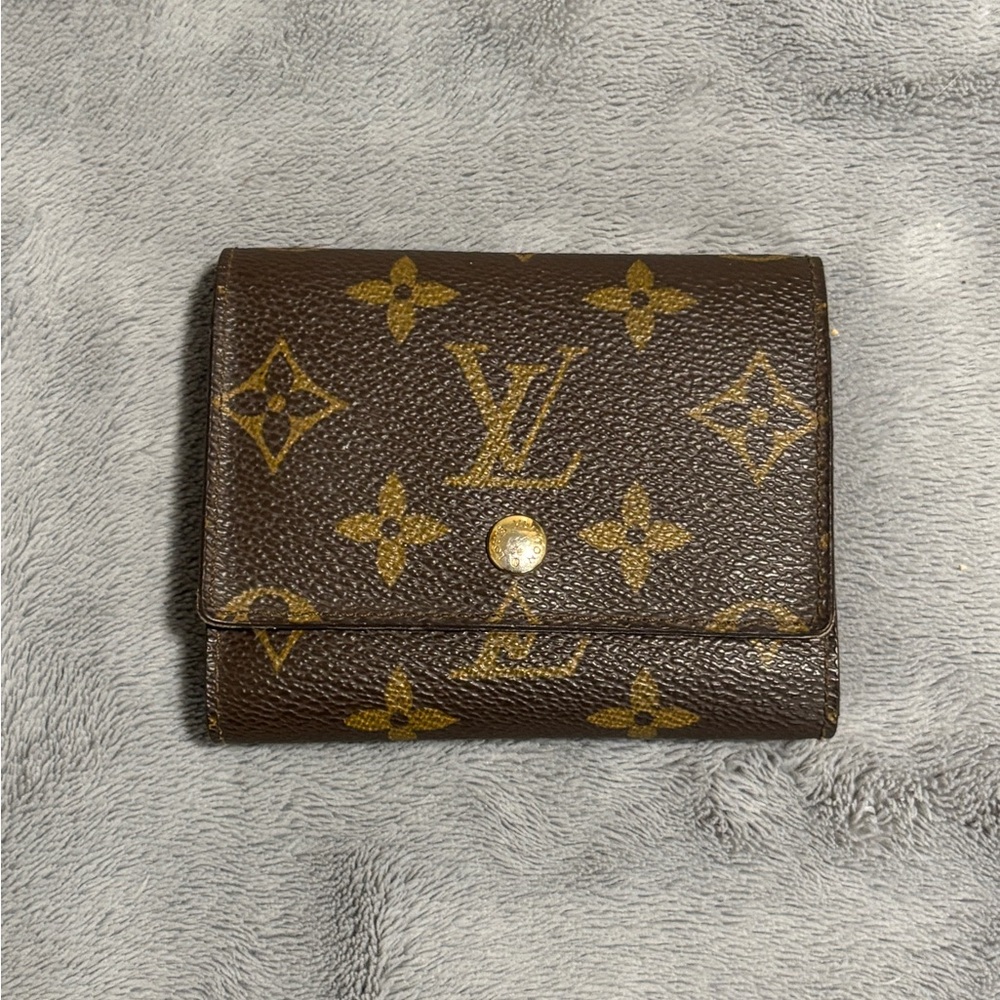 Louis Vuitton Brown and Gold Monogram Wallet